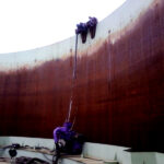 Granallado Superficie Vertical Interna Tanque.