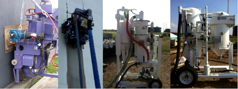 Instalación de Dos Máquinas Granalladoras Automáticas Portátiles y Tres Tolvas de Granallado con Recolección Automática – Ecopetrol Colombia