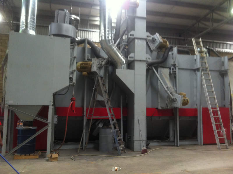 Máquina Granalladora Placas