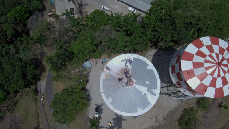 Granallado Tanque de Agua – Canal de Panamá