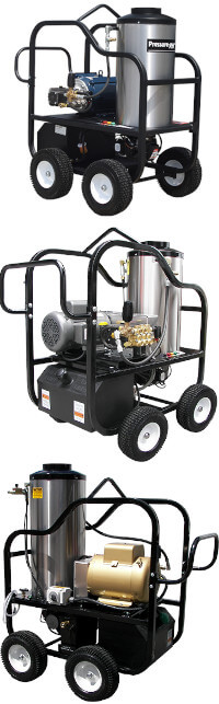 Hidrolavadoras de Agua Caliente Serie Hot Shot Direct Drive Eléctricas - Pressure Pro
