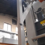 Maquina Granalladora  con Cinta Rotativa