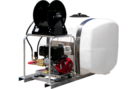 Tráilers y Skids con Hidrolavadoras de Agua Fira o Agua Caliente