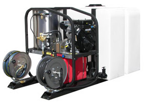 Skid con Hidrolavadora y Tanques de Almacenamientos de Agua - Pressure Pro