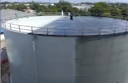 Caso de Estudio Granallado y Pintura de Tanques TK08 y TK09 Refinería UNO Petrol