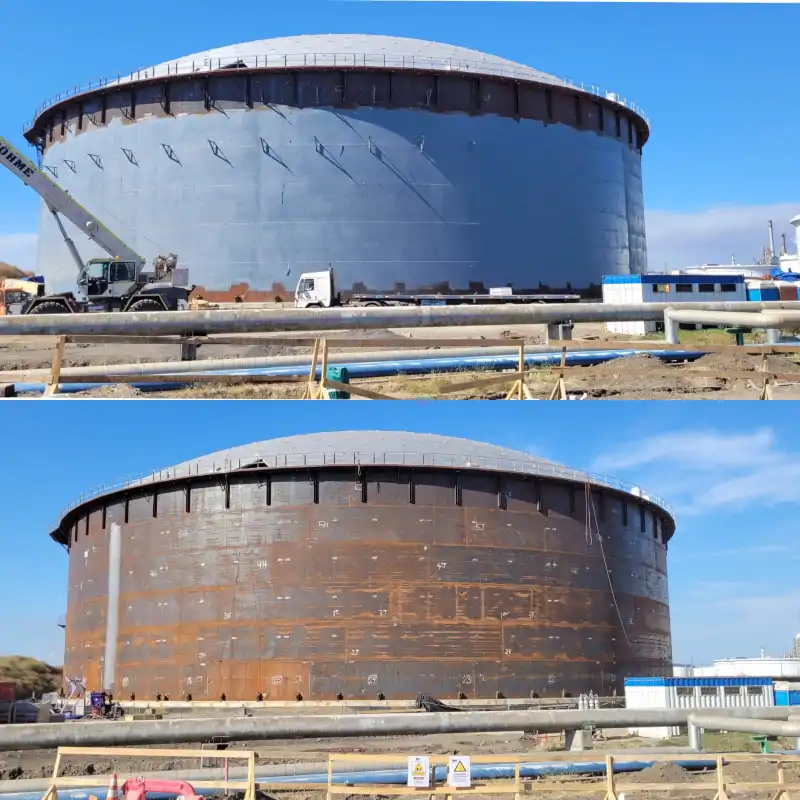 Uso de la Tecnología Faster Blaster Durante el Mantenimiento de Dos Tanques de Almacenamiento en la Refinería Bio Bio