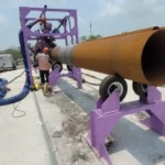 Granallado de Tubos de 22” con Robot FasterBlaster