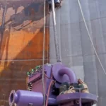 Granallado con Robot FasterBlaster de dos Tanques de 100.000 Barriles