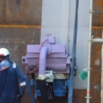 Granallado con Robot FasterBlaster de dos Tanques de 100.000 Barriles