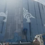 Granallado con Robot FasterBlaster del Tanque TK-4104B