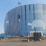 Granallado con Robot FasterBlaster del Tanque TK-4104B