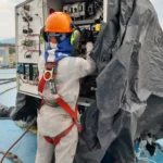 Granallado con Robot FasterBlaster del Tanque TK-4104B