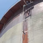 Granallado con Robot FasterBlaster del Tanque TK-4104B