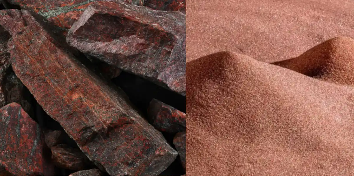 Red Garnet – Almandino de Roca dura