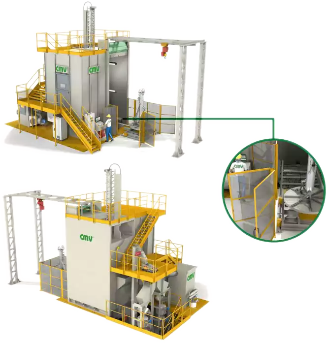 Máquinas para Shot Peening